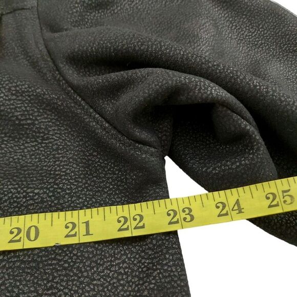 Billabong Hooded Jacket Mens Large Black Faux Suede Full Zip Travel Outdoor - Picture 9 of 11